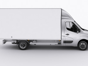 renault master box truck 2019 3D 모델