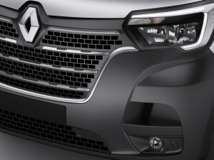 renault master box truck 2019 3D 모델