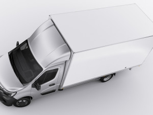 renault master box truck 2019 3D 모델