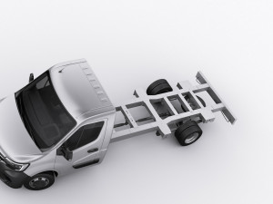 renault master box truck 2019 3D 모델