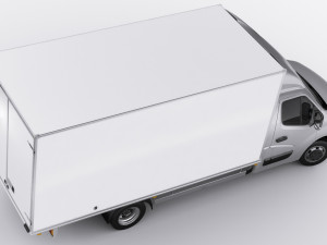 renault master box truck 2019 3D 모델
