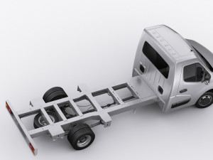 renault master box truck 2019 3D 모델