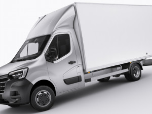 renault master box truck 2019 3D 모델