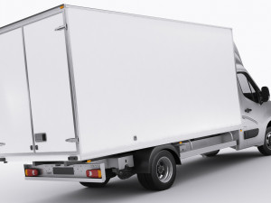 renault master box truck 2019 3D 모델