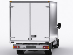 renault master box truck 2019 3D 모델