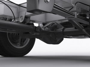 renault master box truck 2019 3D 모델