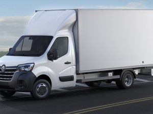 renault master box truck 2019 3D 모델