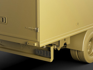 renault master box truck 2019 3D 모델
