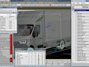 renault master box truck 2019 3D 모델