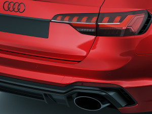 audi rs4 avant 2020 Modelo 3D