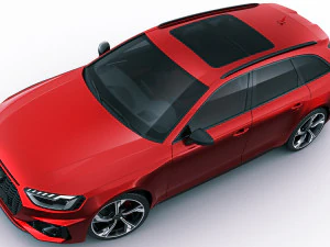 audi rs4 avant 2020 3D Model