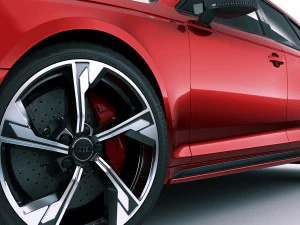 audi rs4 avant 2020 3D Model