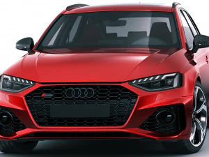 audi rs4 avant 2020 3D Model