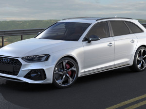 audi rs4 avant 2020 Modelo 3D