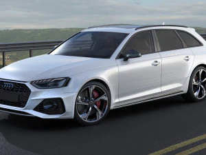 audi rs4 avant 2020 3D Model