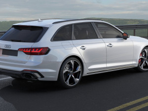 audi rs4 avant 2020 Modelo 3D
