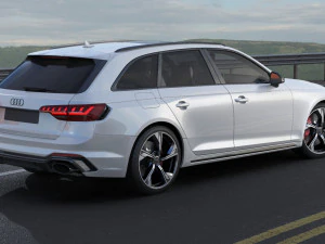 audi rs4 avant 2020 3D Model