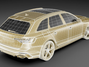audi rs4 avant 2020 Modelo 3D