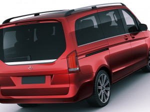 mercedes v-class 2020 3D Model