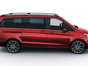 mercedes v-class 2020 3D Model