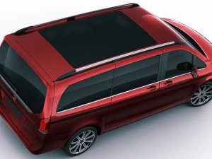 mercedes v-class 2020 3D Model