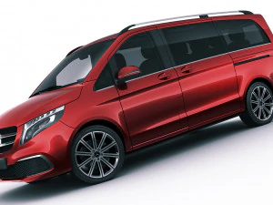 mercedes v-class 2020 3D Model