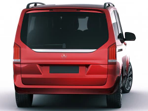 mercedes v-class 2020 3D Model