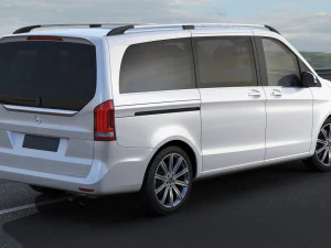 mercedes v-class 2020 3D Model