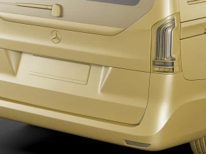 mercedes v-class 2020 3D Model
