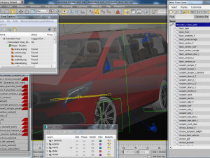 mercedes v-class 2020 3D Model