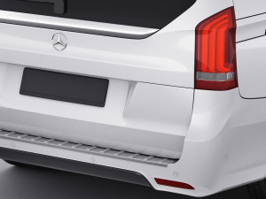 mercedes-benz eqv 2020 3D मॉडल