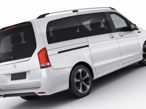 mercedes-benz eqv 2020 3D मॉडल