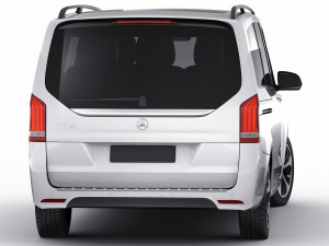 mercedes-benz eqv 2020 3D मॉडल