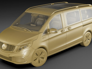 mercedes-benz eqv 2020 3D मॉडल