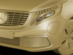 mercedes-benz eqv 2020 3D मॉडल