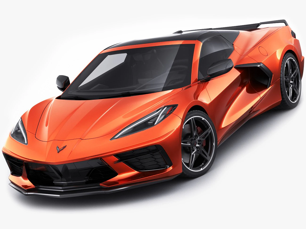 chevrolet corbeta c8 descapotable 2020 Modelo 3D .c4d .max .obj .3ds .fbx .stl .blend 