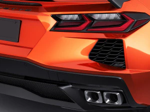 chevrolet corbeta c8 descapotable 2020 Modelo 3D