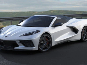 chevrolet corbeta c8 descapotable 2020 Modelo 3D