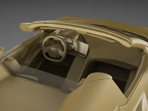 chevrolet corvette c8 convertible 2020 Model 3D