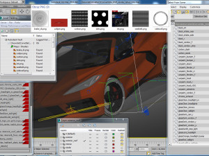 chevrolet corvette c8 convertible 2020 Model 3D