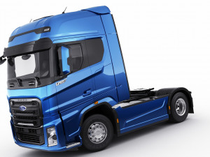 f-max 2019 truck with trailer 3D मॉडल
