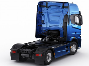 f-max 2019 truck with trailer 3D मॉडल