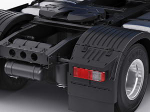 f-max 2019 truck with trailer 3D मॉडल