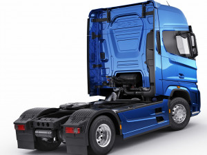 f-max 2019 truck with trailer 3D मॉडल