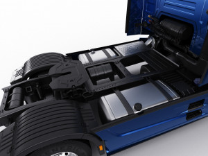 f-max 2019 truck with trailer 3D मॉडल