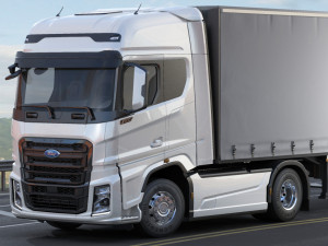 f-max 2019 truck with trailer 3D मॉडल
