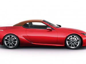 lexus lc500 convertible 2020 3D Model