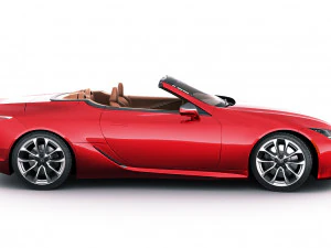 lexus lc500 convertible 2020 3D Model