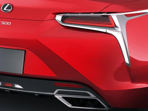 lexus lc500 convertible 2020 3D Model