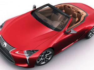 lexus lc500 convertible 2020 3D Model